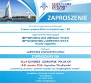 Zgłoszenia na XXVII Kongres Uzdrowisk Polskich w Augustowie/Druskiennikach